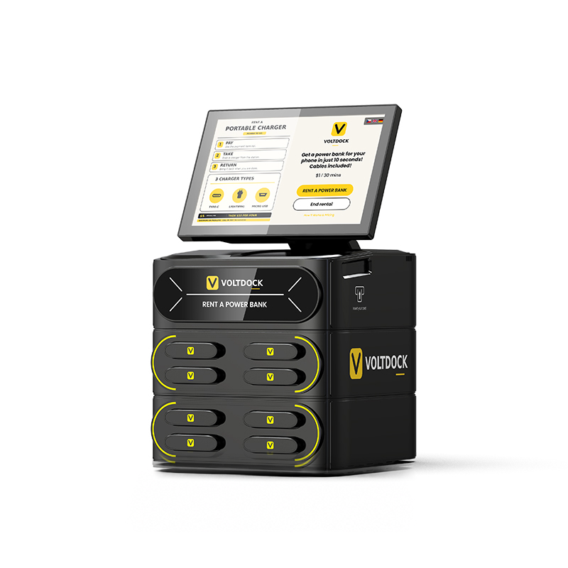 VoltDock charging kiosk